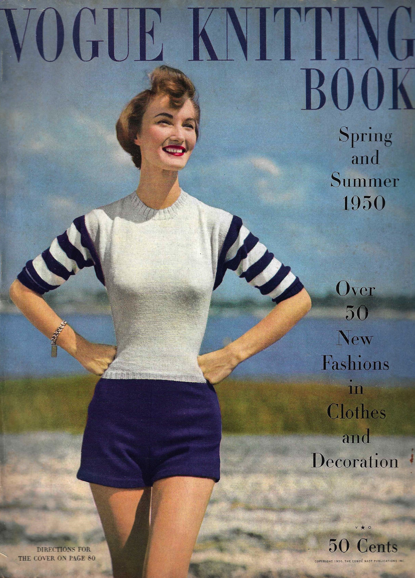 1950s Vogue Sweater and Short Set / Knitting Pattern