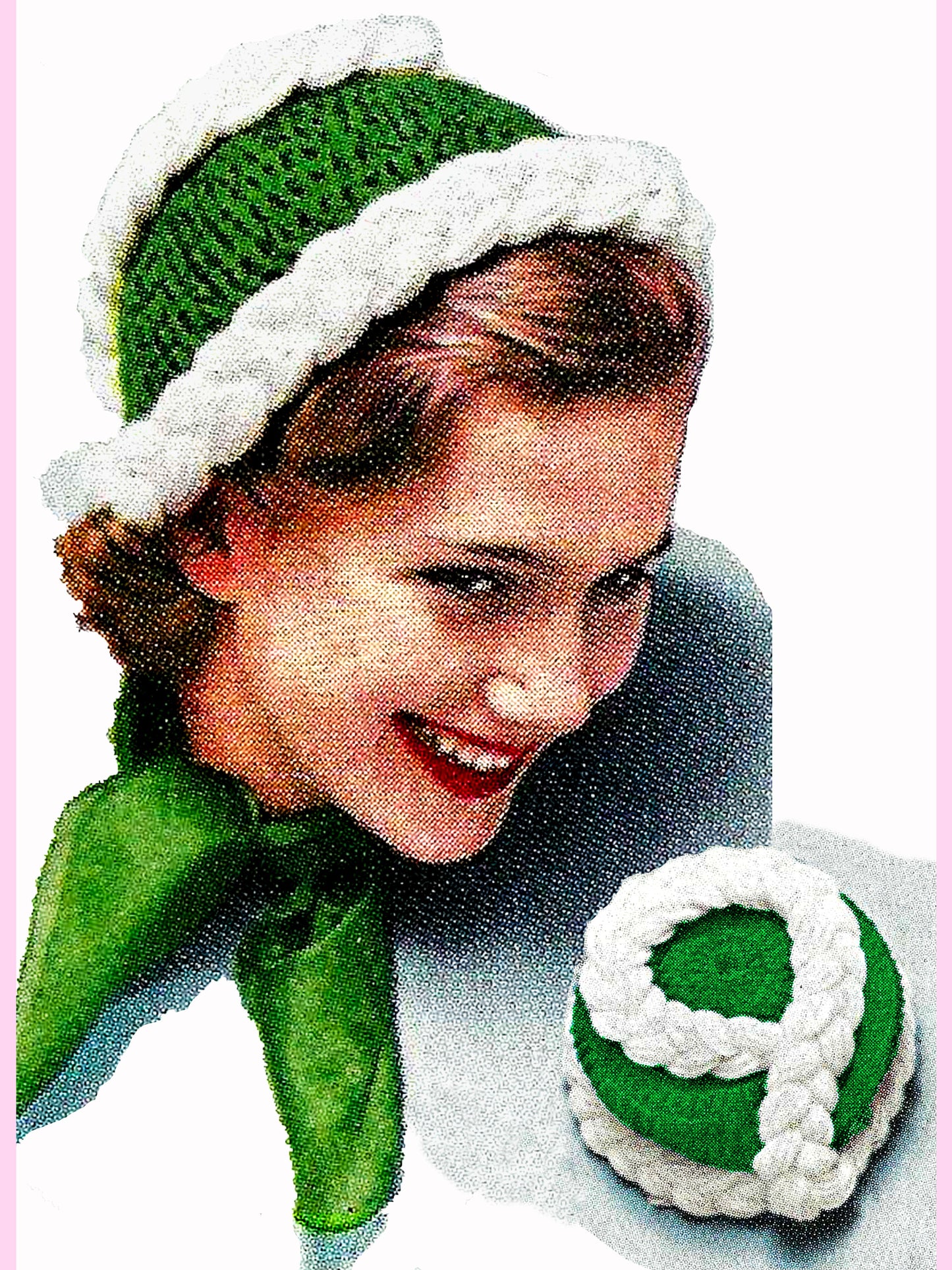 1950s Queenie Beanie - Crochet PDF Pattern