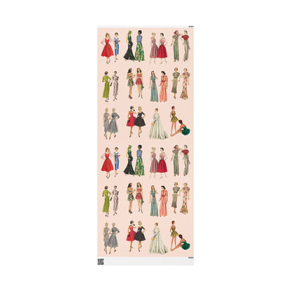 BGV Patterns Wrapping Paper - Vintage Peach