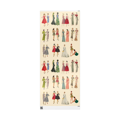 BGV Patterns Wrapping Paper - Vintage Cream