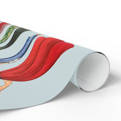 BGV Patterns Wrapping Paper - Vintage Blue