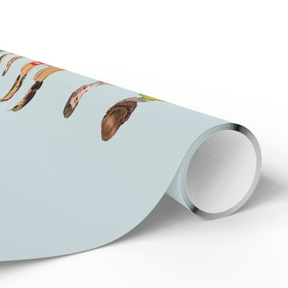 BGV Patterns Wrapping Paper - Vintage Blue