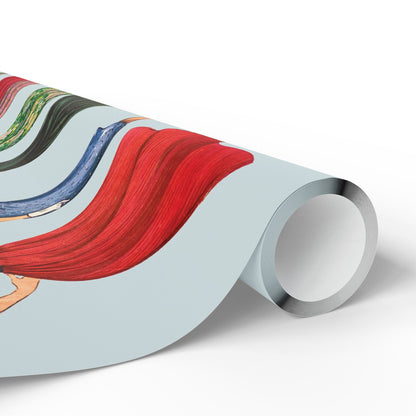 BGV Patterns Wrapping Paper - Vintage Blue