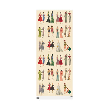 BGV Patterns Wrapping Paper - Vintage Cream