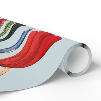 BGV Patterns Wrapping Paper - Vintage Blue