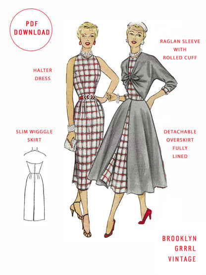 1950s The Marilyn Starlet Ensemble / PDF Pattern