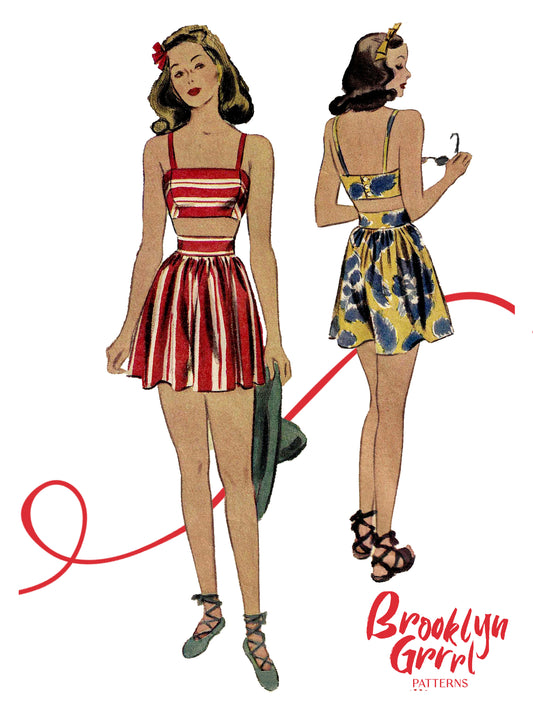 1940s 'The Esther Williams Bathing Suit' / Paper Pattern