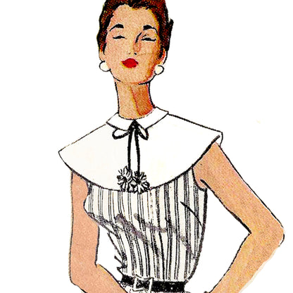 1950's B. Altman Girl Collars / One Size / PAPER Pattern