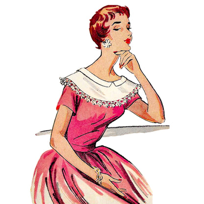 1950's B. Altman Girl Collars / One Size / PAPER Pattern