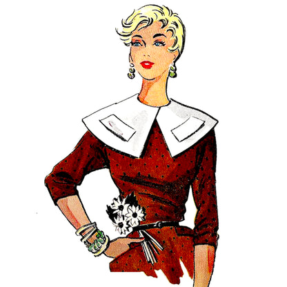 1950's B. Altman Girl Collars / One Size / PAPER Pattern