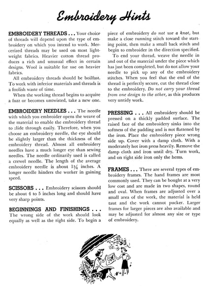Learn How Book - "E" is for Embroidery Booklet PDF Download