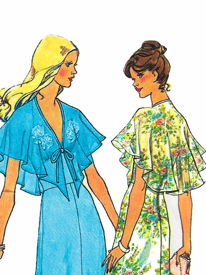 PDF Pattern - 1970s Halter Dress in Two Lengths / Multiple Sizes