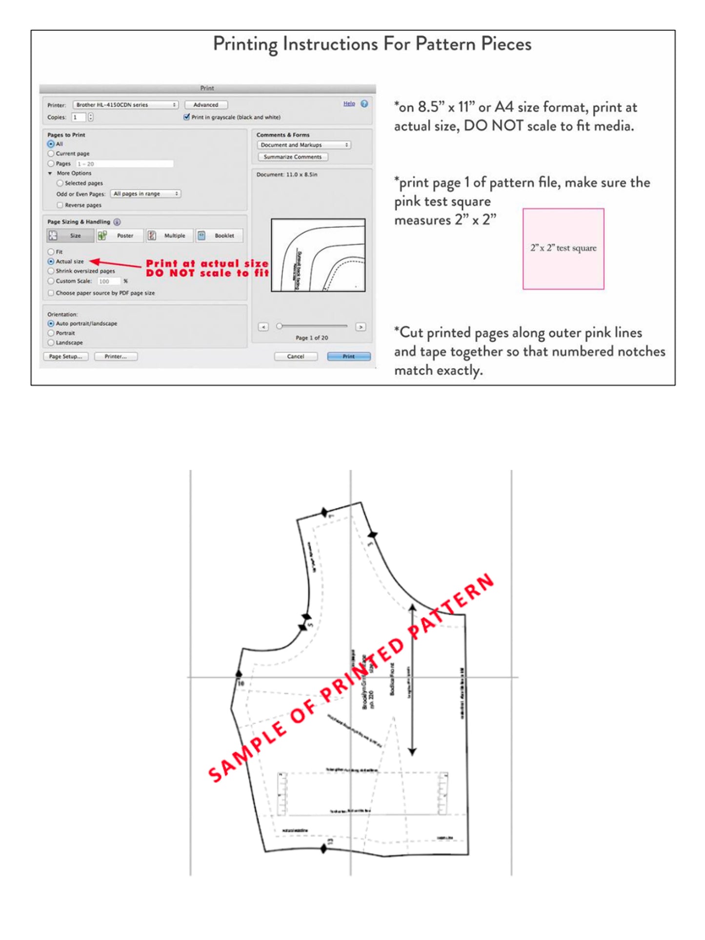 PDF Pattern - 1980s Balaclava / Hood / One Size