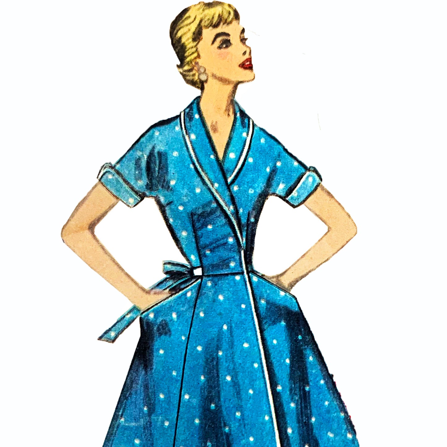 1950's The Sunrise Sweetheart Housecoat / PDF Pattern