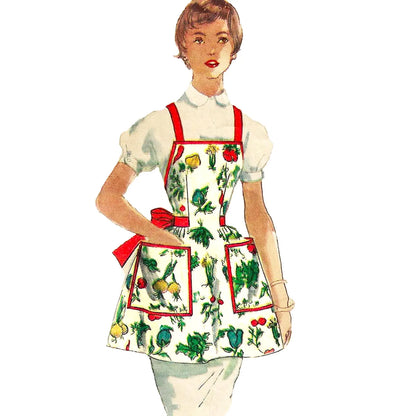 1950s The Pin-Up Pantry Apron Trio (Paper Pattern)