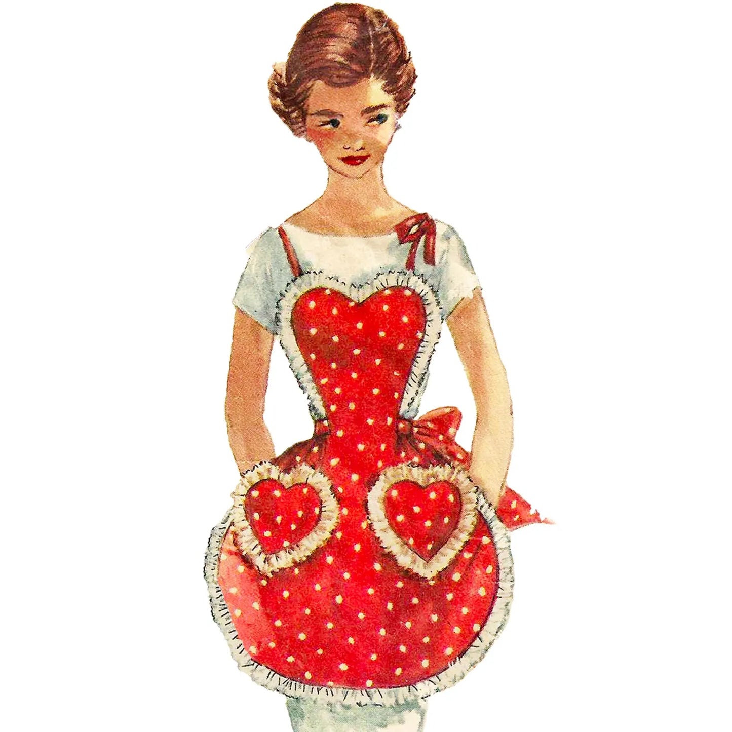 1950s The Pin-Up Pantry Apron Trio (Paper Pattern)