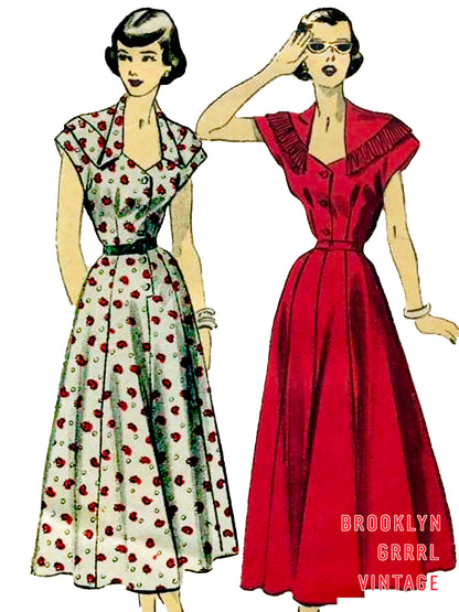 1940s The 'Vivian Lee' Dress / PDF Pattern